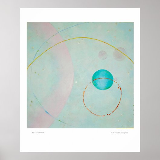 Mitochondrien Druck Poster (Vorne)