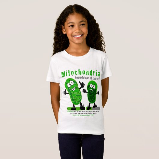 Mitochondrien-Elektrizitätskraftwerk der Zelle T-Shirt (Vorne ganz)