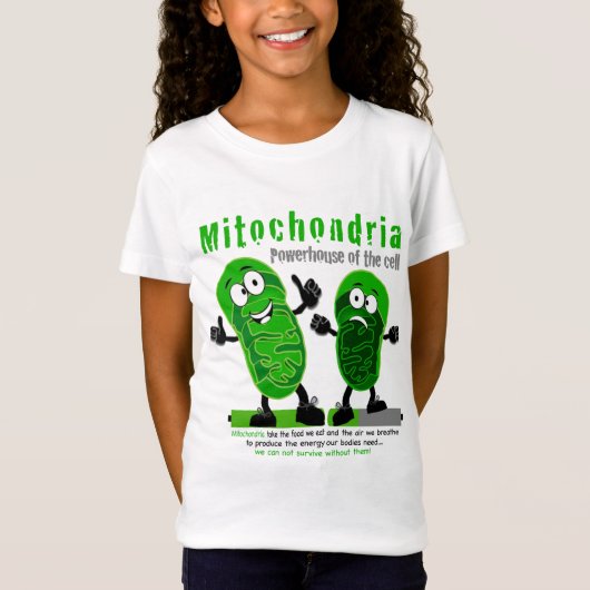 Mitochondrien-Elektrizitätskraftwerk der Zelle T-Shirt (Vorderseite)