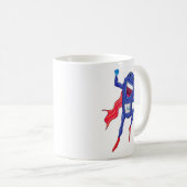 Mitochondrien-Mann Kaffeetasse (VorderseiteRechts)