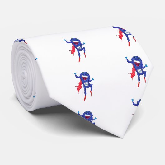 Mitochondrien-Mann Krawatte (Gerollt)