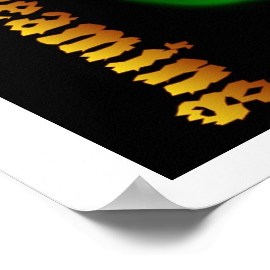 Mitochondrien schreien poster (Ecke)