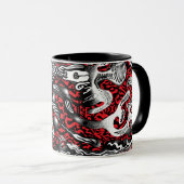 Mitochondrien-Tattoo Tasse (VorderseiteRechts)