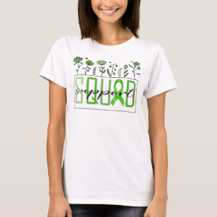 Mitochondriose-Erkrankung mit grüner Unterstützung T-Shirt