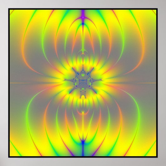 Mitose-Fraktal Poster (Vorne)