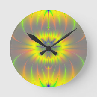 Mitose-Fraktal Runde Wanduhr