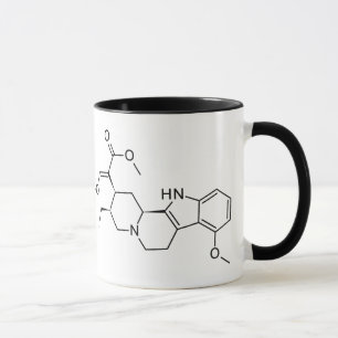 Mitragynin Kratom-Molekül - Chemie-Diagramm Tasse