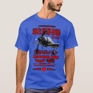 Mitsubishi A6M Null A6M Kampfflugzeug T-Shirt