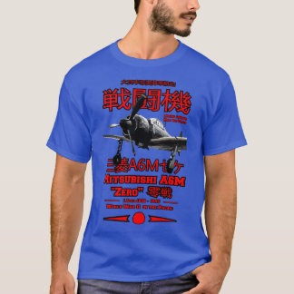Mitsubishi A6M Null A6M Kampfflugzeug T-Shirt
