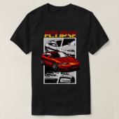 Mitsubishi Eclipse in Red mix max T-Shirt (Design vorne)