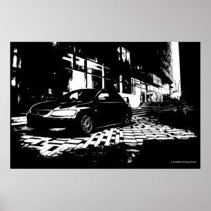 Mitsubishi EVO 9 Poster
