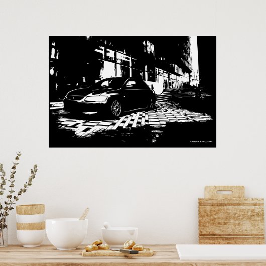 Mitsubishi EVO 9 Poster (Küche)