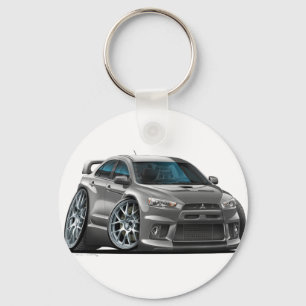 Mitsubishi Evo Gray Car Schlüsselanhänger