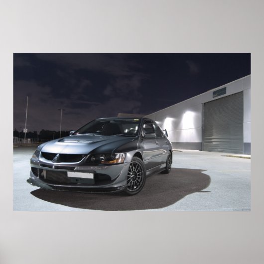 Mitsubishi Evolution 8 Poster (Vorne)