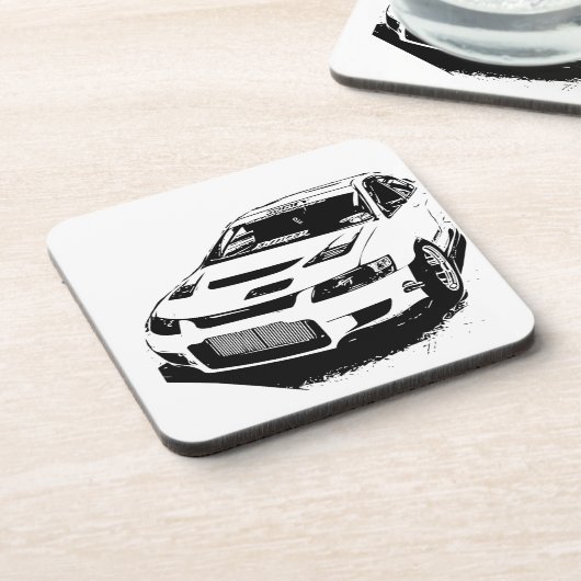 Mitsubishi-Evolution Getränkeuntersetzer (Linke Seite)