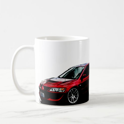 Mitsubishi-Evolution Kaffeetasse (Links)