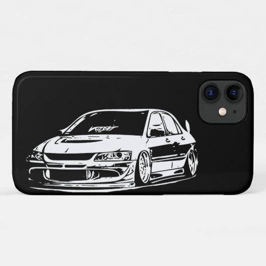 Mitsubishi Evolution Vector Image Case-Mate iPhone Hülle (Rückseite (Horizontal))
