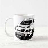 Mitsubishi Evolution Vector Image Kaffeetasse (Links)