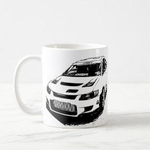 Mitsubishi Evolution Vector Image Kaffeetasse