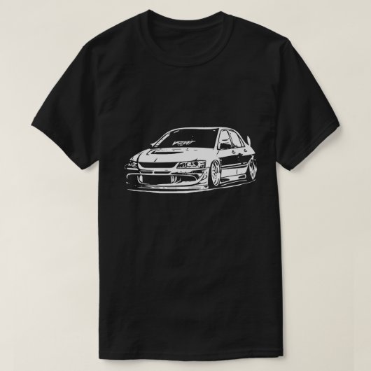 Mitsubishi Evolution Vector Image T-Shirt (Design vorne)