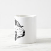 Mitsubishi-Evolutions-vektorbild Kaffeetasse (Mittel)