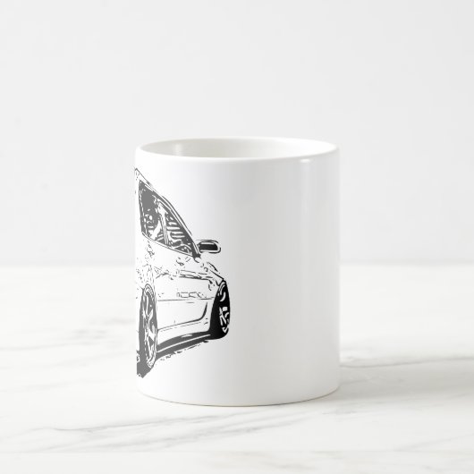 Mitsubishi-Evolutions-vektorbild Kaffeetasse (Mittel)