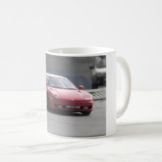 Mitsubishi GTO 3L Doppelturbo Kaffeetasse (VorderseiteRechts)