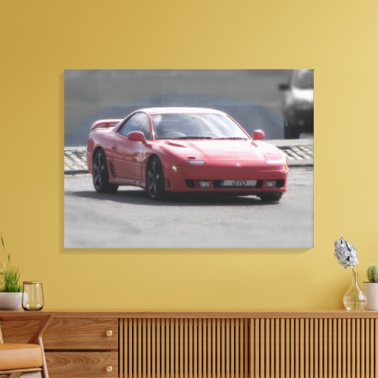 Mitsubishi GTO Twin Turbo Canvas Print Leinwanddruck (Insitu (Wohnzimmer))