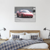 Mitsubishi GTO Twin Turbo Canvas Print Leinwanddruck (Insitu (Schlafzimmer))