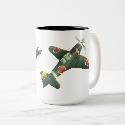 Mitsubishi J2M3 Raiden Tasse (VorderseiteRechts)