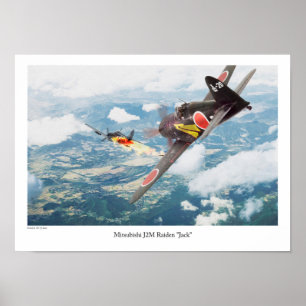Mitsubishi J2M Raiden "Jack" Poster