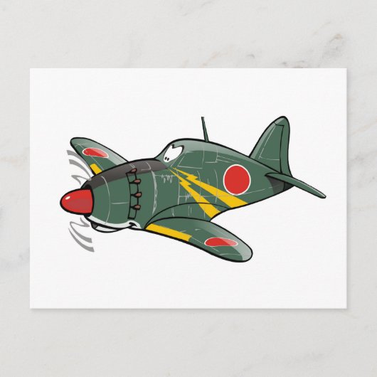 mitsubishi J2M Raiden Postkarte (Vorderseite)