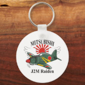mitsubishi J2M Raiden Schlüsselanhänger (Vorderseite)