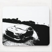 Mitsubishi Lancer Evo X Mousepad (Vorne)
