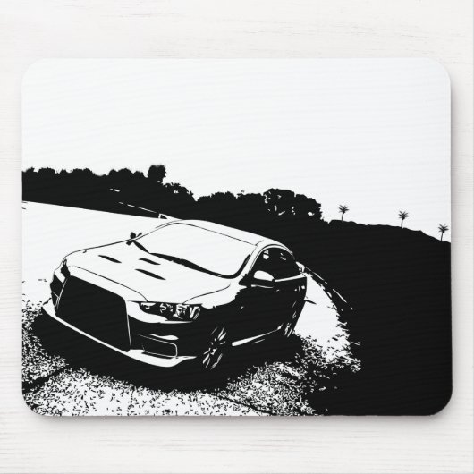 Mitsubishi Lancer Evo X Mousepad (Vorne)