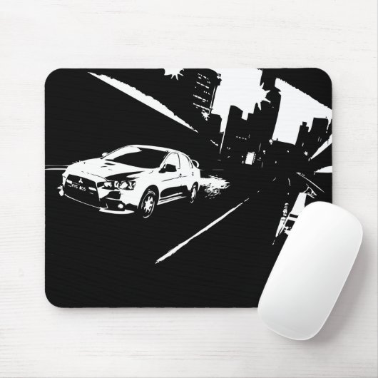 Mitsubishi Lancer Evoluion Mousepad (Mit Mouse)