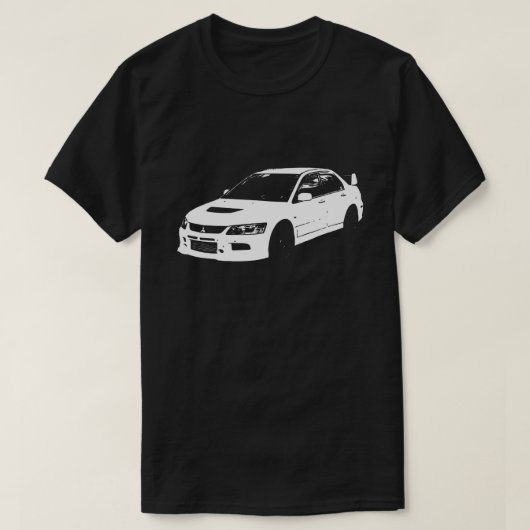Mitsubishi Lancer Evolution  T-Shirt (Design vorne)