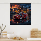 Mitsubishi Lancer Evolution VI Poster (Küche)