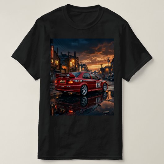 Mitsubishi Lancer Evolution VI T-Shirt (Design vorne)