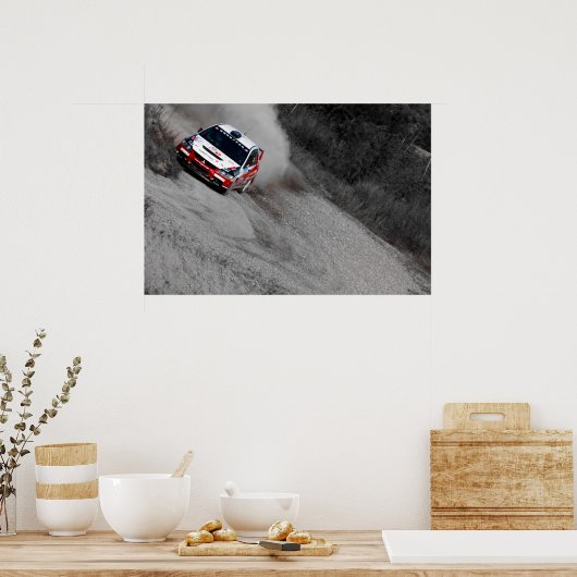 Mitsubishi Red Poster (Küche)