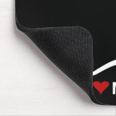 Mitsubishilancer-Evolution X - i-Liebe mein EVO Mousepad (Ecke)