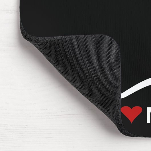 Mitsubishilancer-Evolution X - i-Liebe mein EVO Mousepad (Ecke)