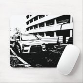 Mitsubishilancer-Evolution x - i-Liebe mein EVO Mousepad (Mit Mouse)