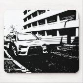 Mitsubishilancer-Evolution x - i-Liebe mein EVO Mousepad (Vorne)