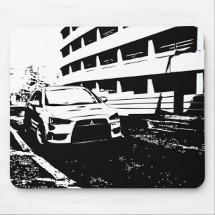 Mitsubishilancer-Evolution x - i-Liebe mein EVO Mousepad