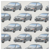 Mitsubishilancer-Evolutions-Gewebe Stoff (Muster)