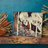 Mitsukini Defying the Skeleton Specter, c.1845 Fotoplatte (Seite)