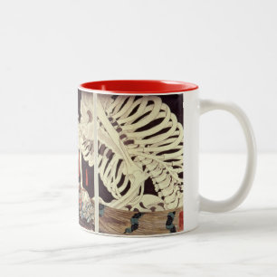 Mitsukini, welches die Skeleton Erscheinung, Zweifarbige Tasse