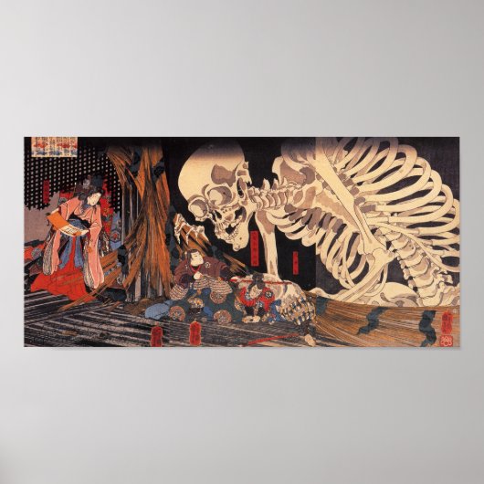 Mitsukuni Defying the Skeleton Specter Poster (Vorne)