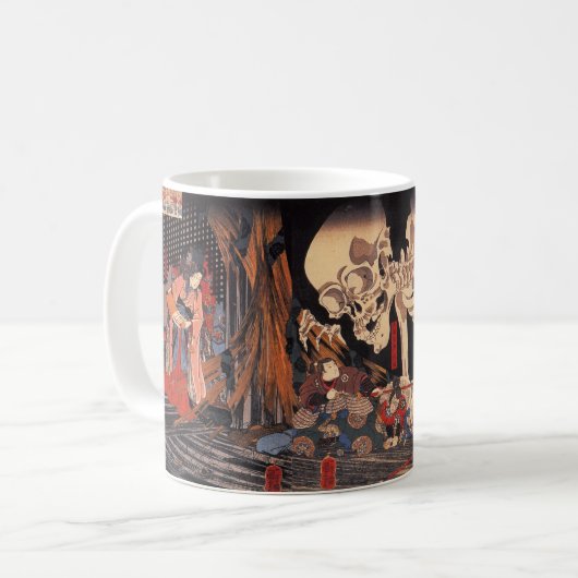 Mitsukuni, welches die Skeleton Erscheinung Kaffeetasse (Vorderseite Links)